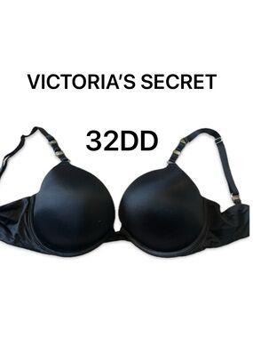 Victoria’s Secret Very Sexy Push-Up Bra 🔥 - 32DD Black - Like New